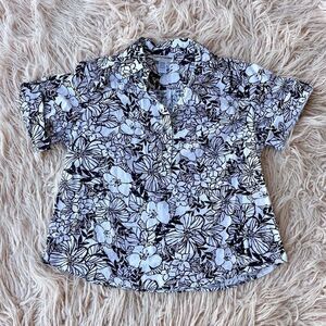 Vintage Floral Blouse